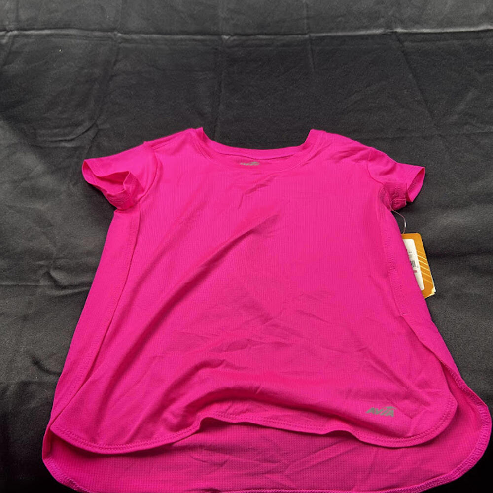 AVIA Girls Hot Pink Athletic Short Sleeve Shirt Size S (6Y) NWT
